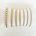 14k Gold Filled Beaded Bracelets - Two & Gathered