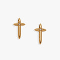 4:13 Cross Stud Earrings - Two & Gathered