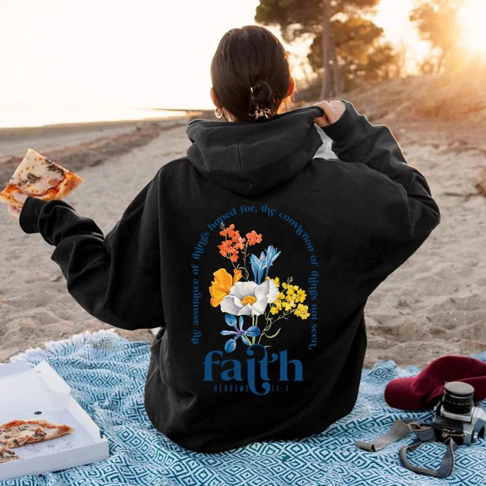 Aesthetic Christian Hoodies Bible Verse Hoodie - Two & Gathered