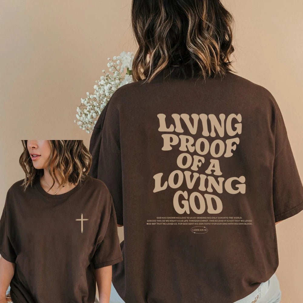Aesthetic Christian T-Shirt Christian Apparel Brown Jesus - Two & Gathered