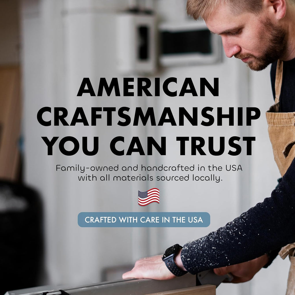 American Flag Cross Decorative Wall - Mounted Secure Gun Cabinet - Two & Gathered