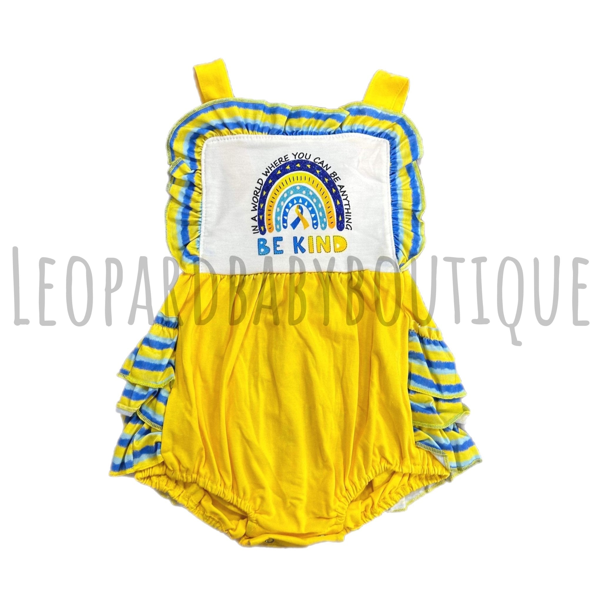 Be kind ruffle romper - Two & Gathered