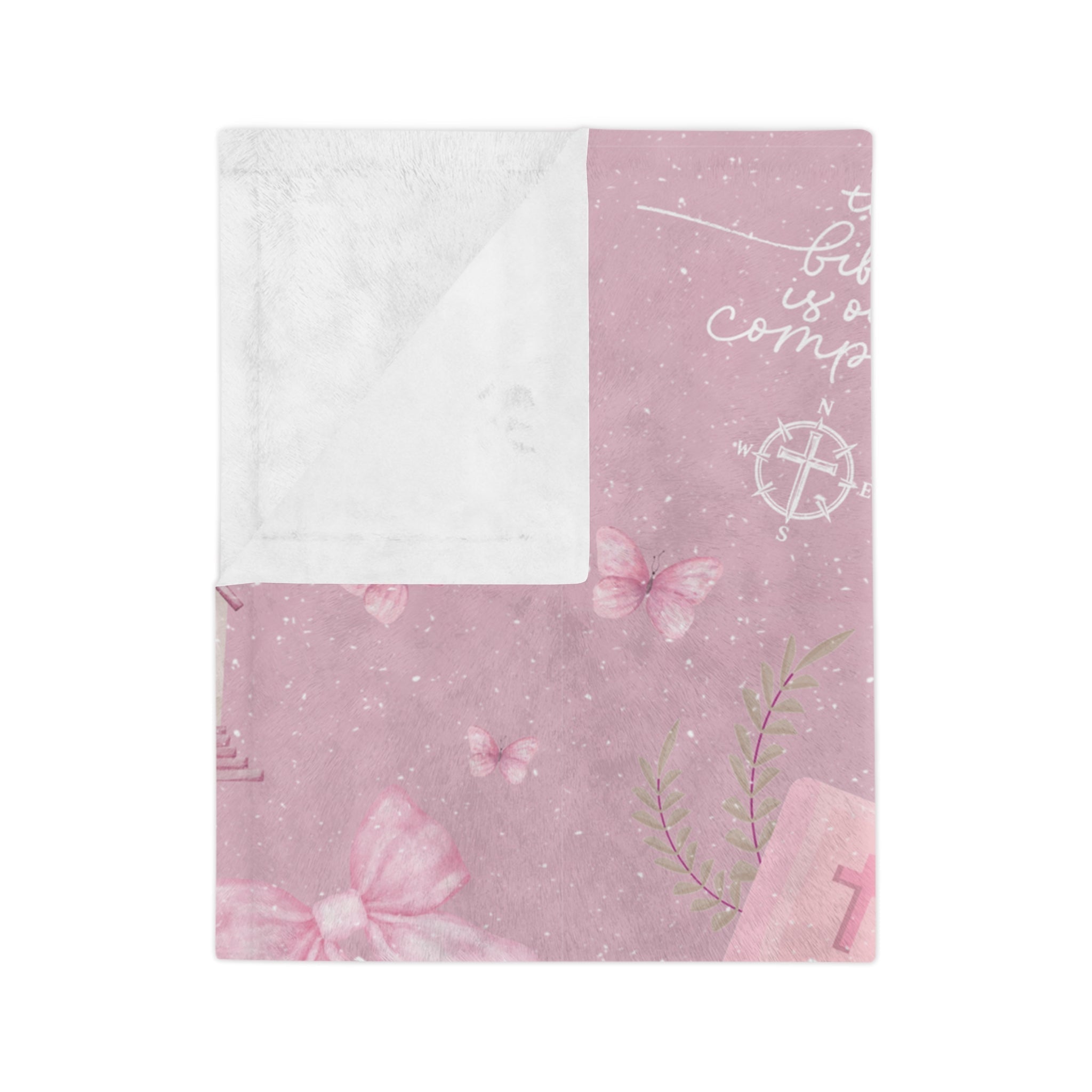 Bible is Our Compass Minky Blanket - Two & Gathered