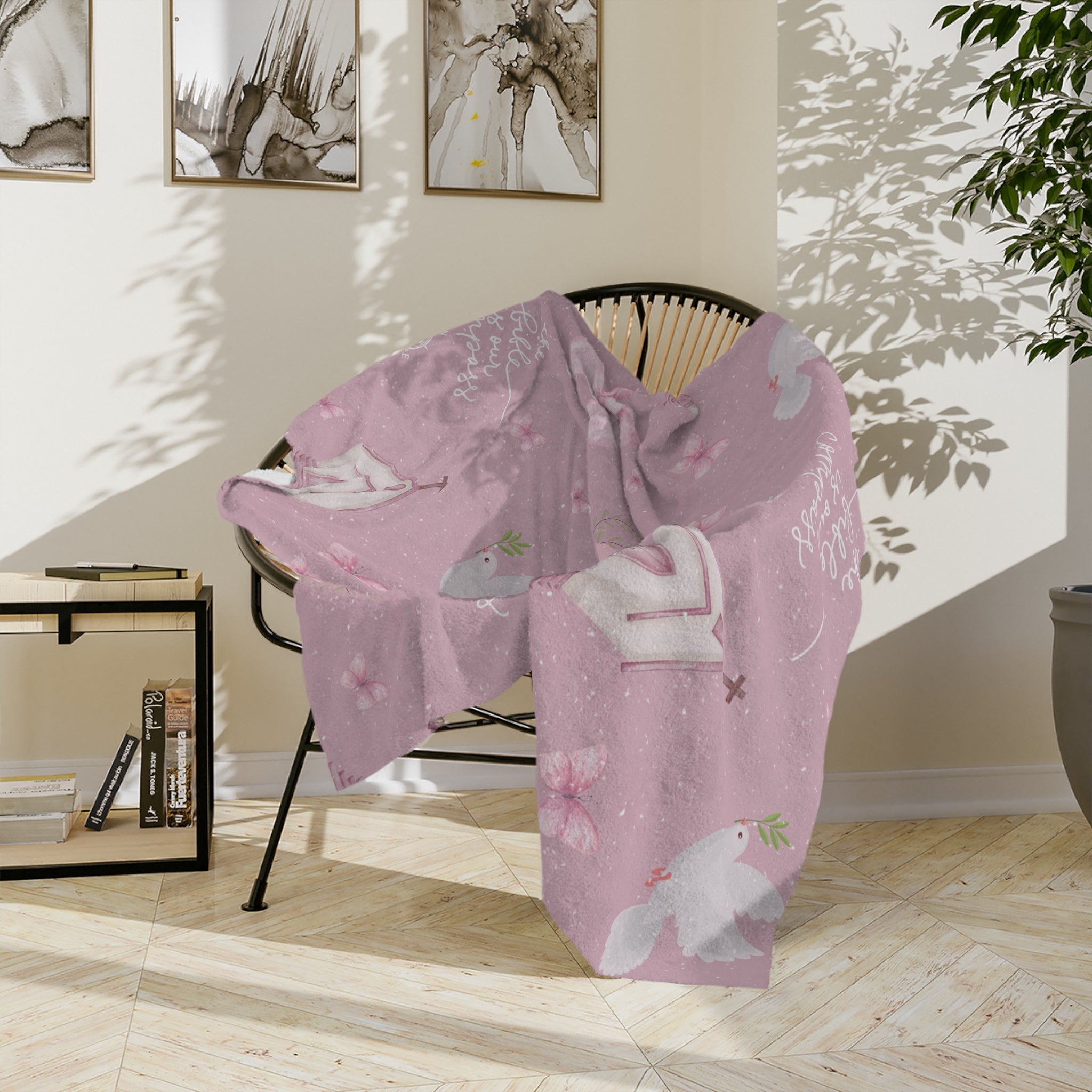 Bible is Our Compass Minky Blanket - Two & Gathered