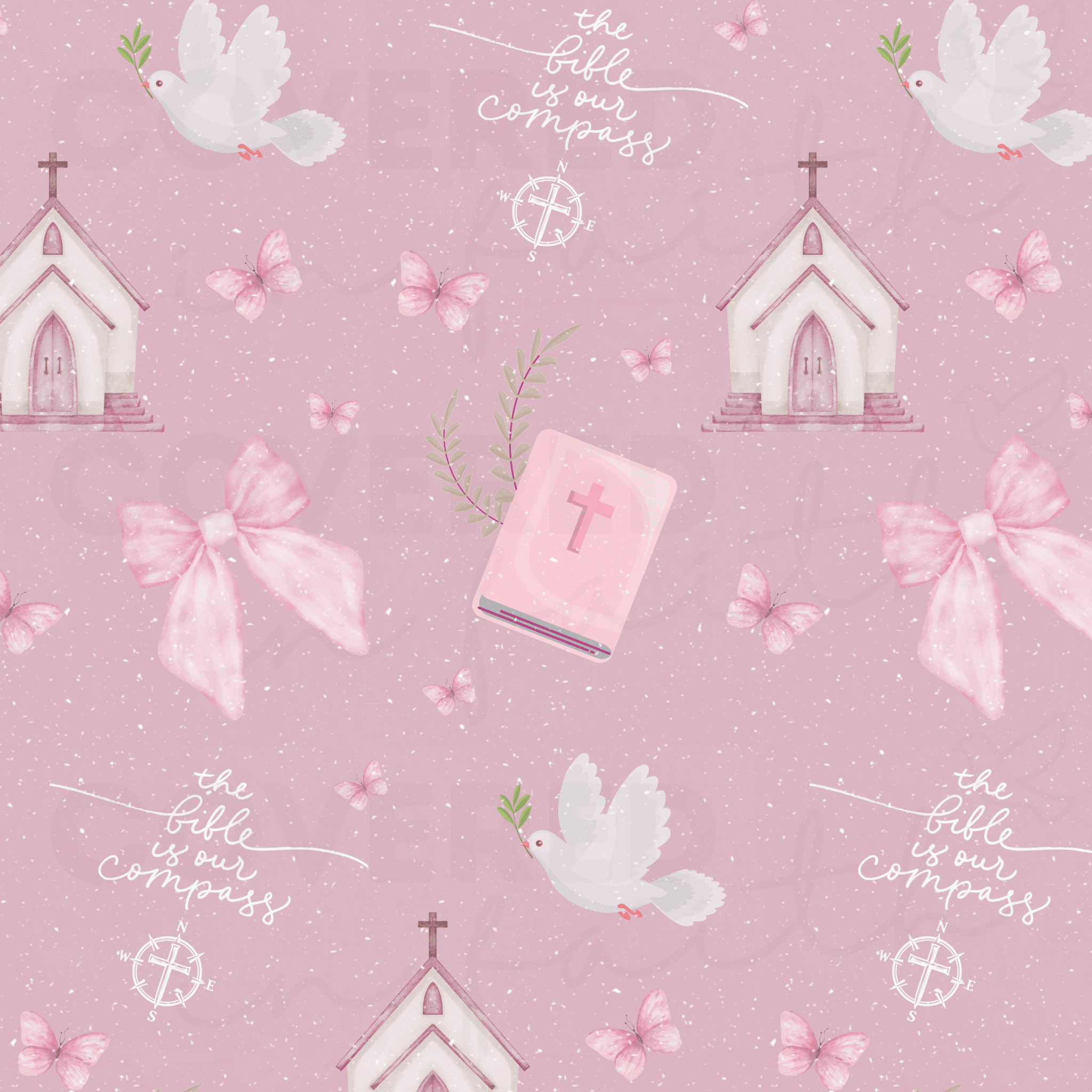 Bible is Our Compass Minky Blanket - Two & Gathered
