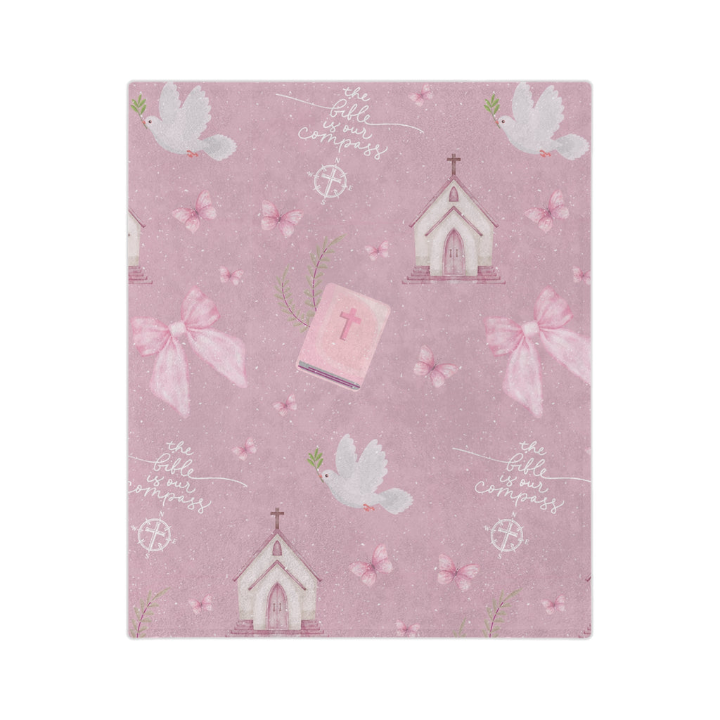Bible is Our Compass Minky Blanket - Two & Gathered