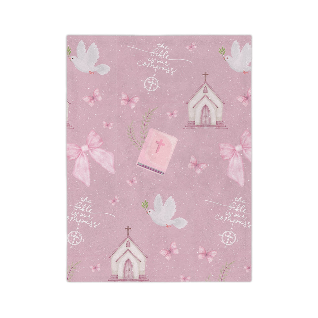 Bible is Our Compass Minky Blanket - Two & Gathered