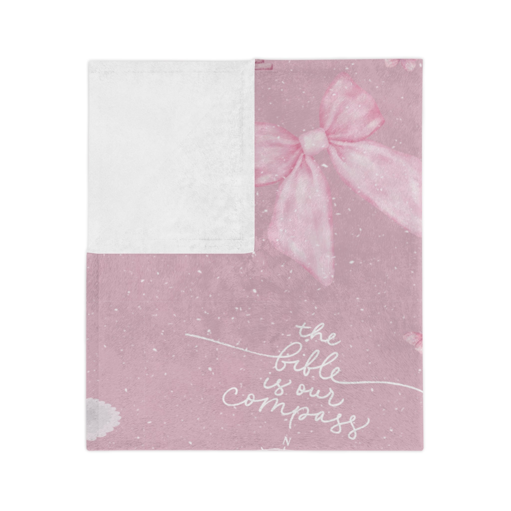 Bible is Our Compass Minky Blanket - Two & Gathered