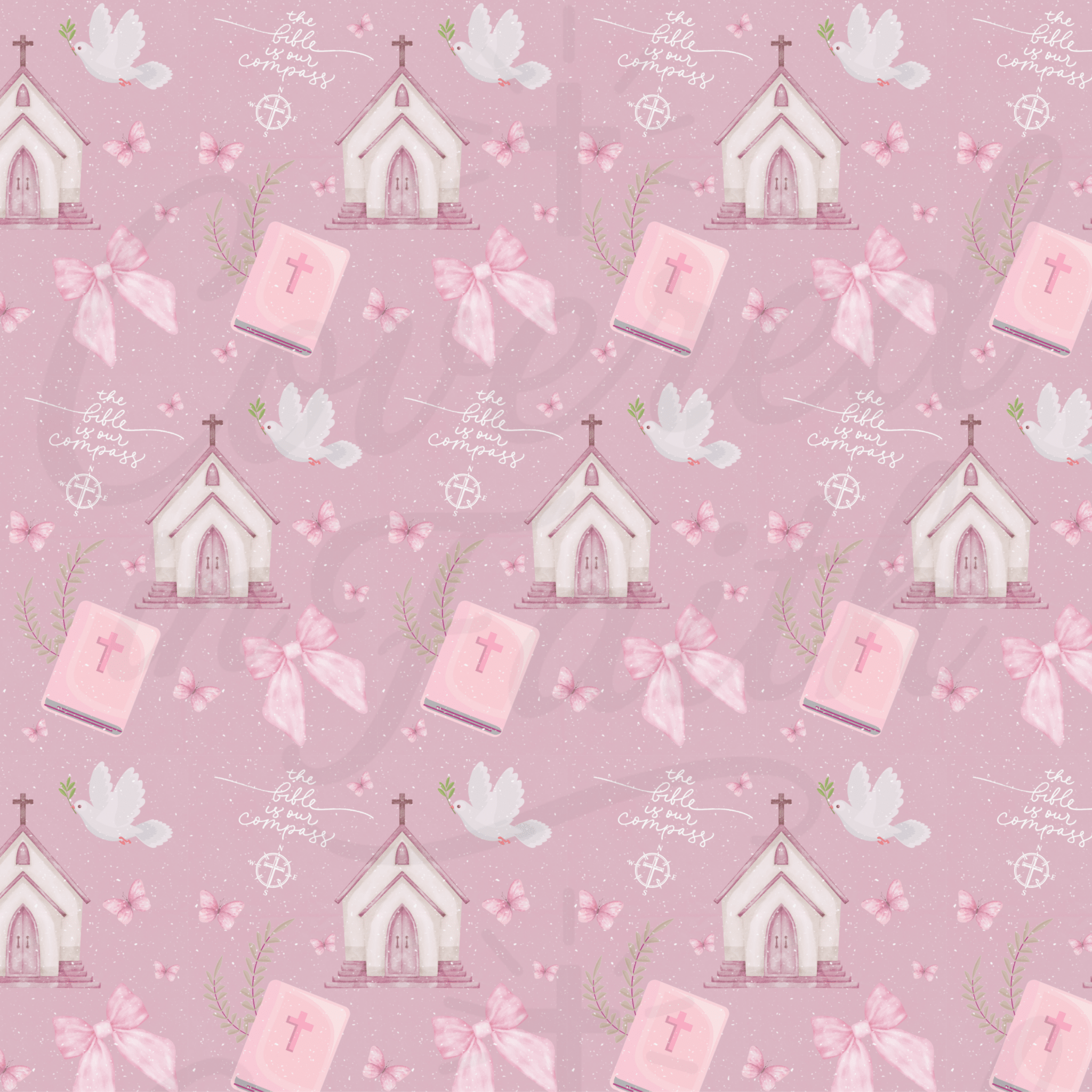 Bible Is Our Compass Swaddle Blanket - Two & Gathered