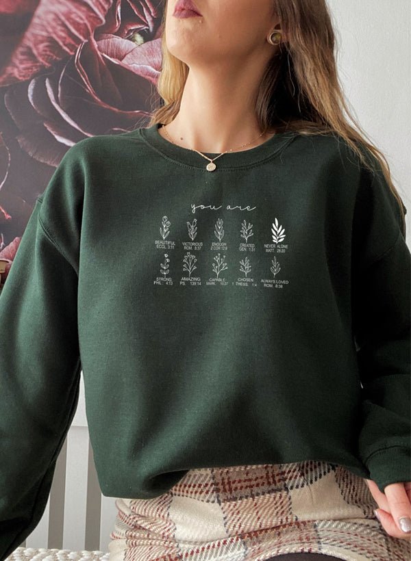 Bible Verses Sweat Shirt - Two & Gathered