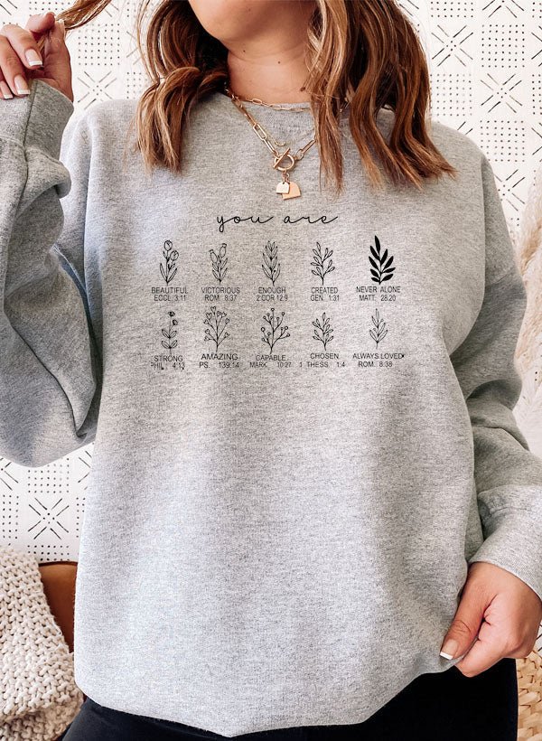 Bible Verses Sweat Shirt - Two & Gathered
