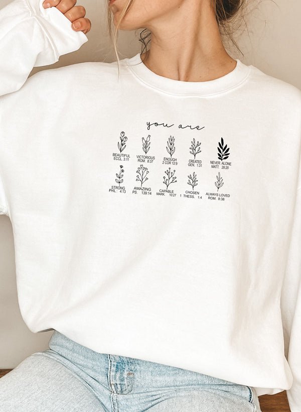 Bible Verses Sweat Shirt - Two & Gathered