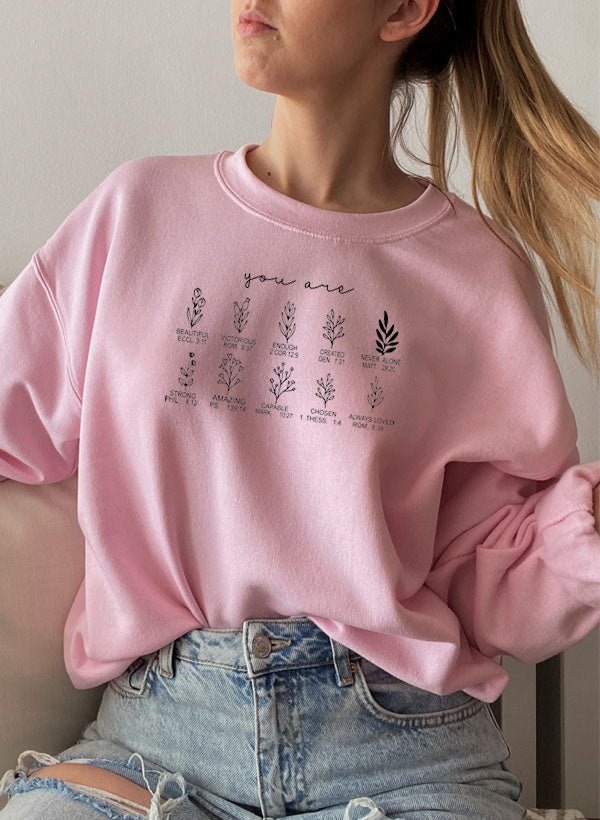 Bible Verses Sweat Shirt - Two & Gathered