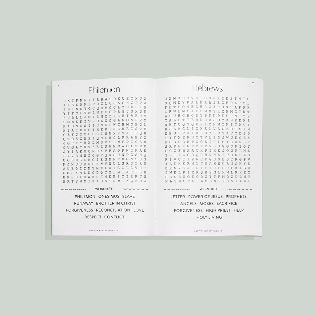 Bible Word Search for Adults - Two & Gathered