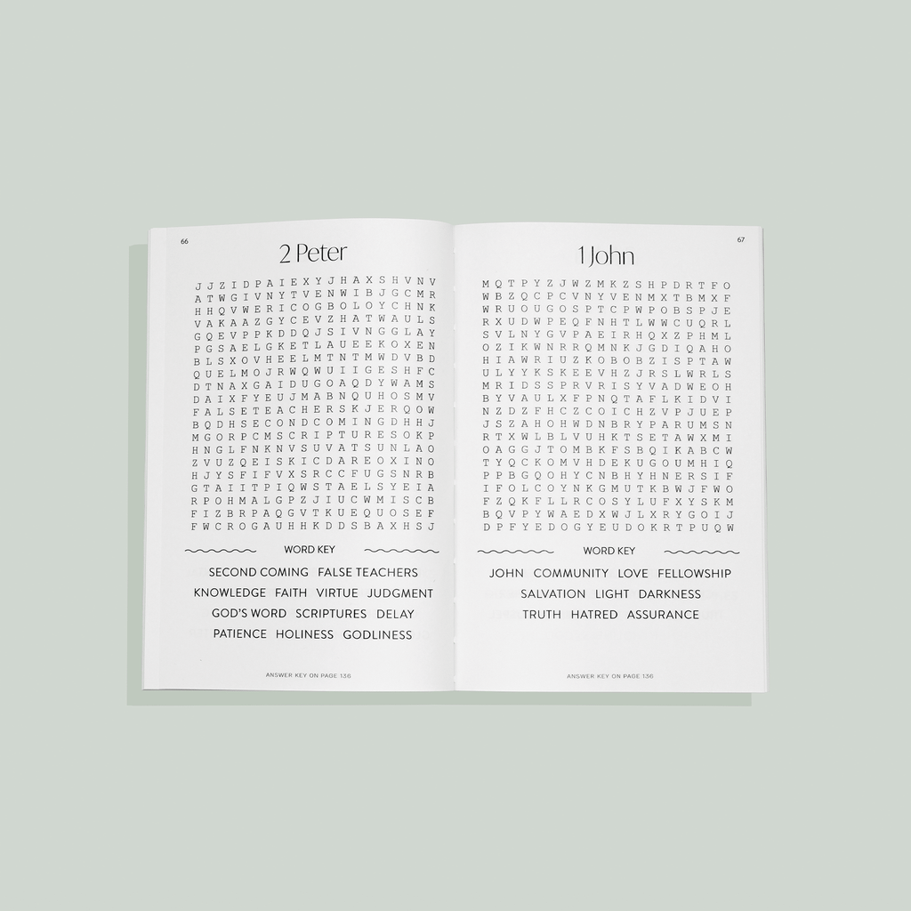 Bible Word Search for Adults - Two & Gathered