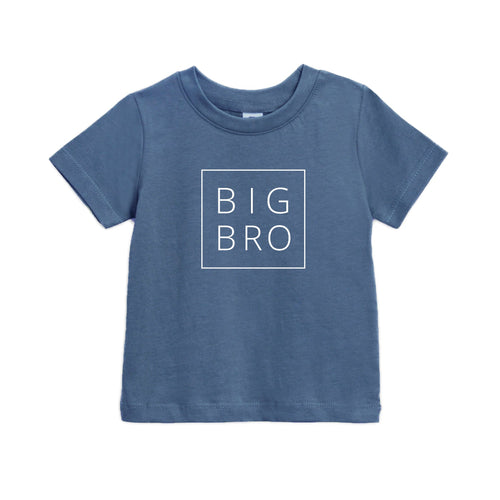 Big Bro Baby And Kids T Shirt (Square) - Two & Gathered