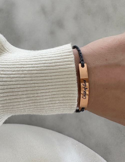 Black Child of God Bracelet - Two & Gathered