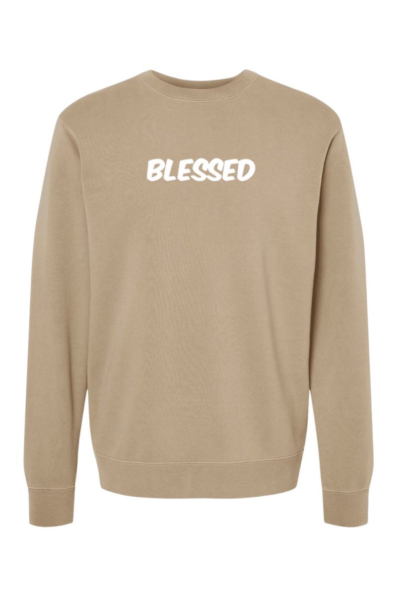 Blessed Unisex Pigment - Dyed Crewneck Sweatshirt - Two & Gathered
