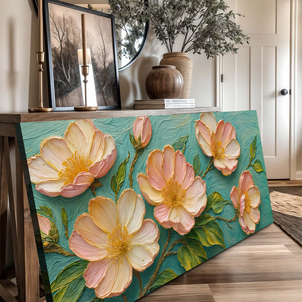 Blossoms Serenade Impasto Wall Art - Two & Gathered