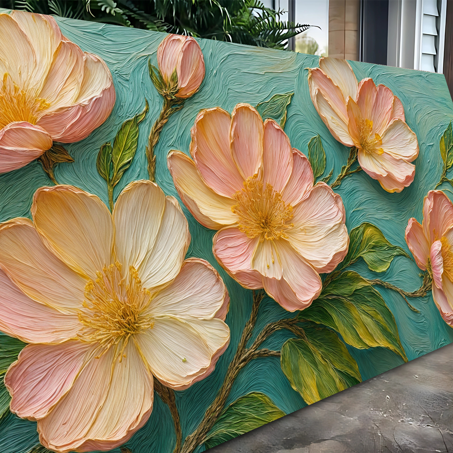Blossoms Serenade Impasto Wall Art - Two & Gathered