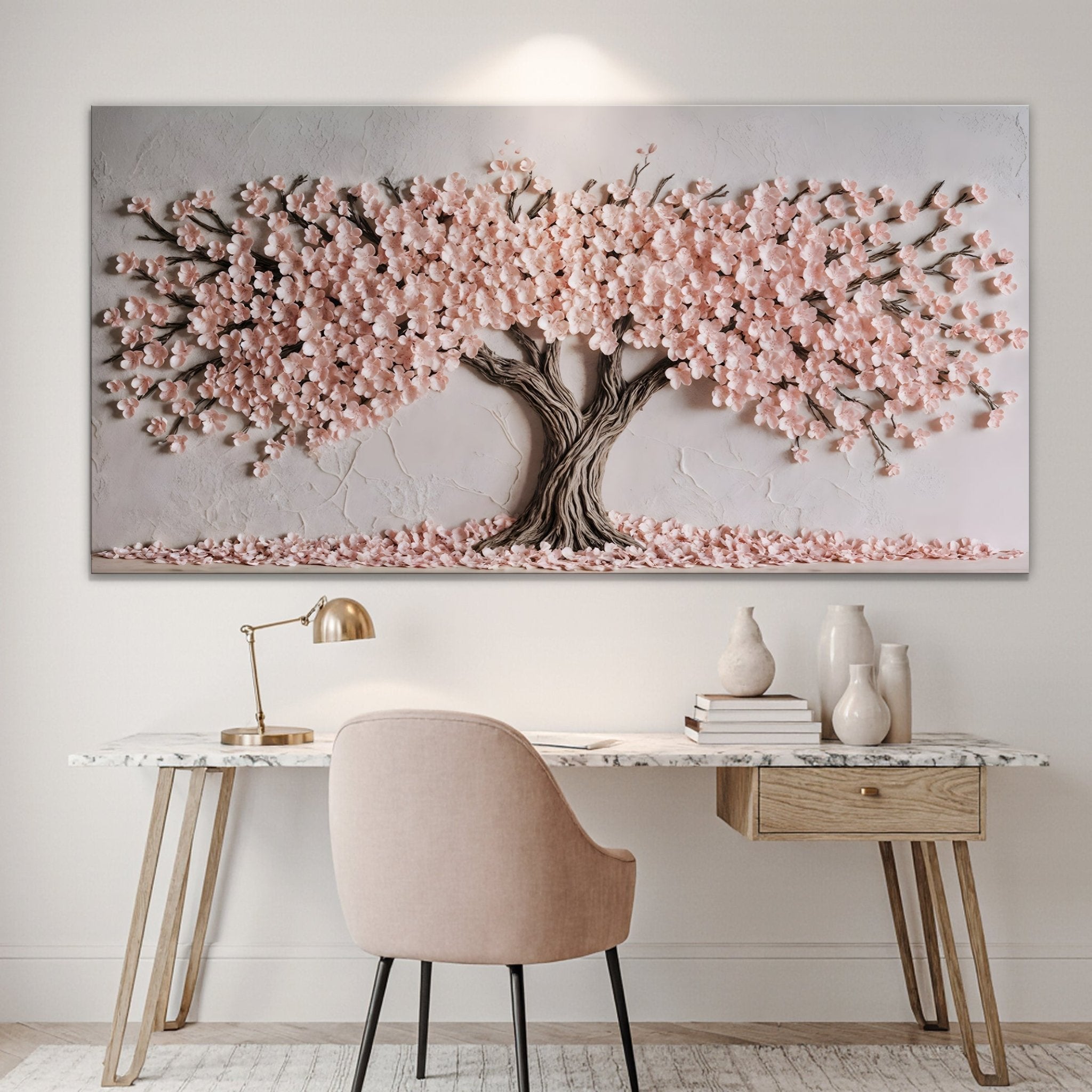 Blush Blossom Wall Art - Two & Gathered