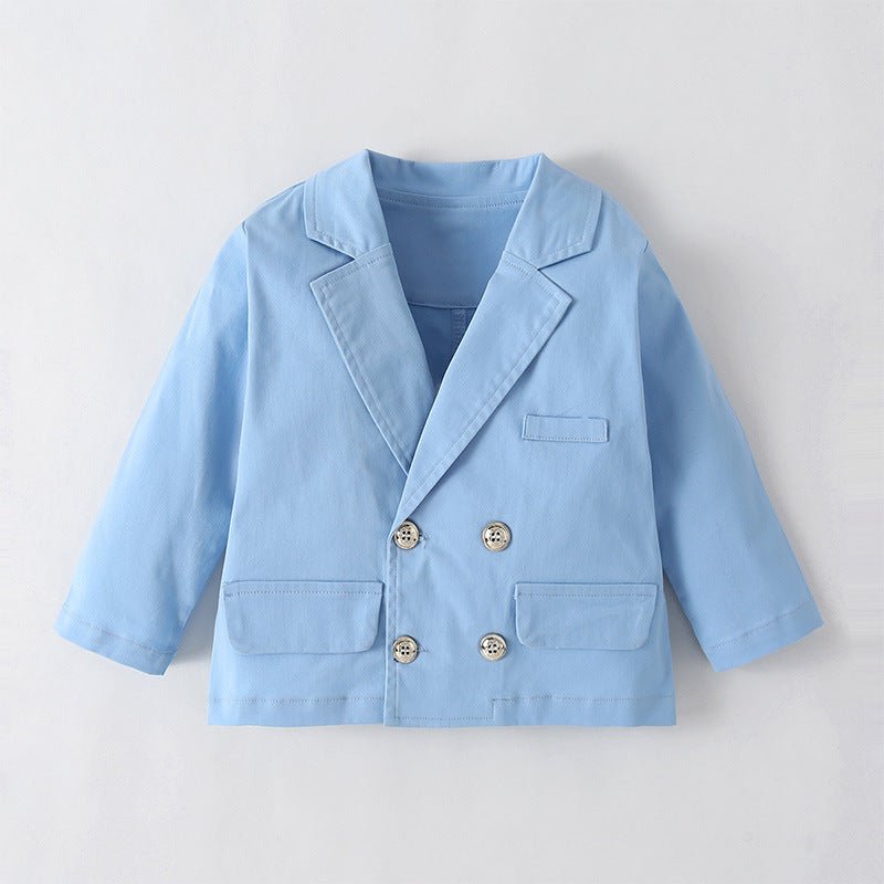 Boys' Gentleman Two - piece Children's Clothing - Two & Gathered