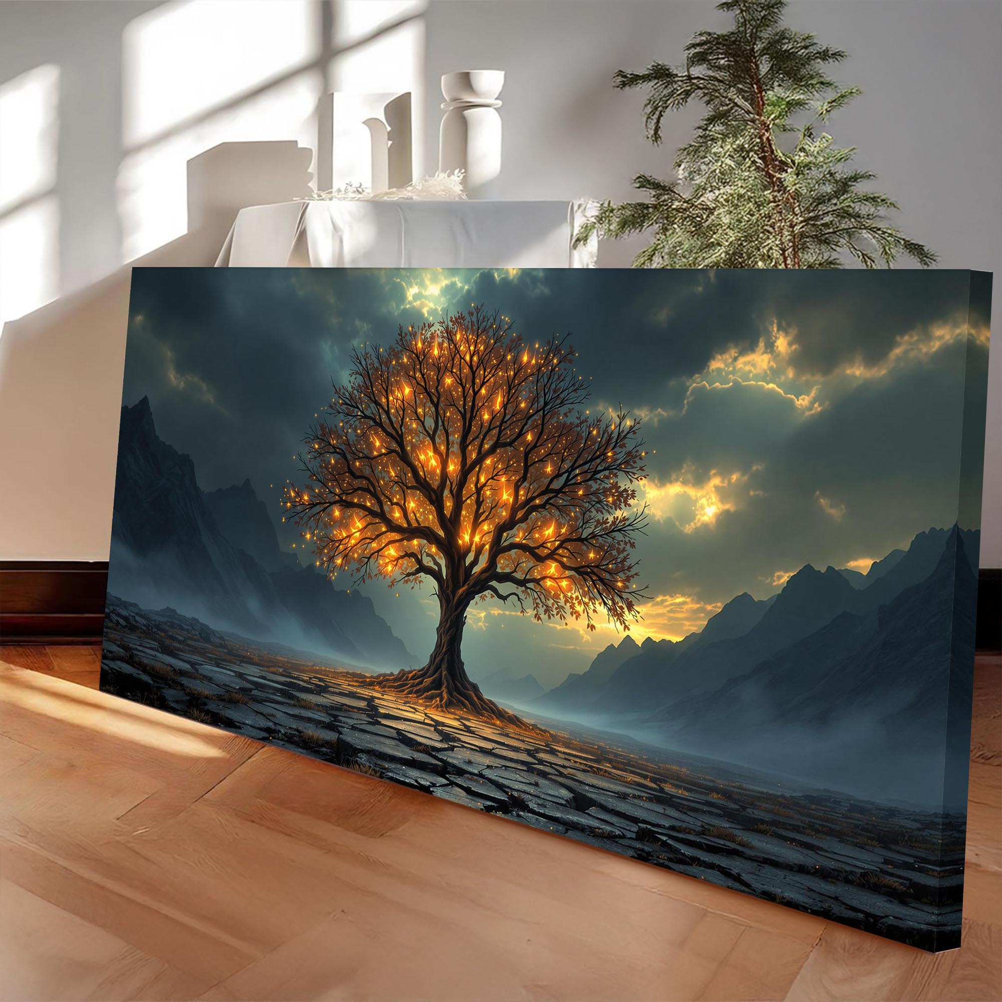 Burning Bush - Faith Wall Art XI - Two & Gathered