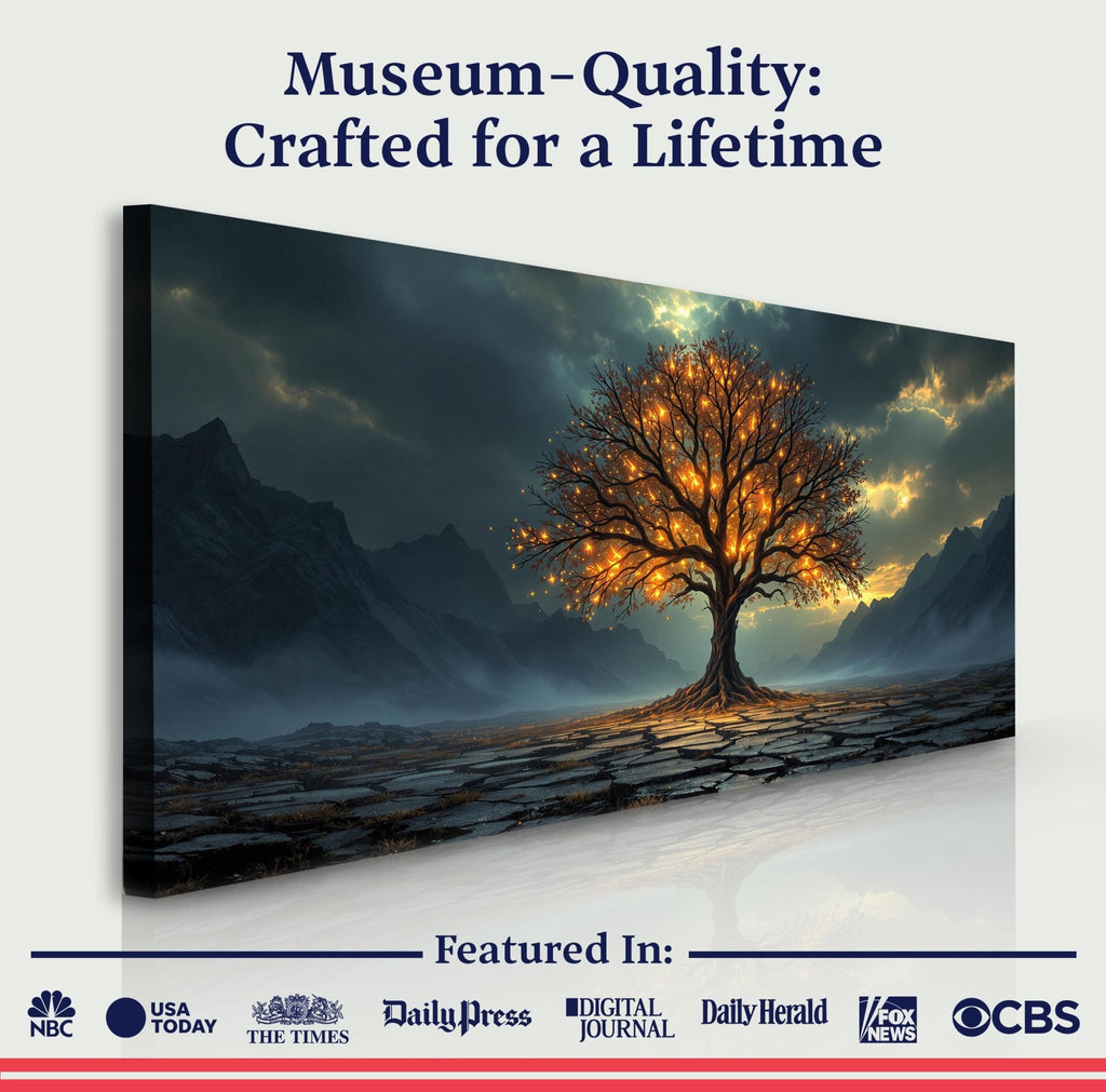 Burning Bush - Faith Wall Art XI - Two & Gathered