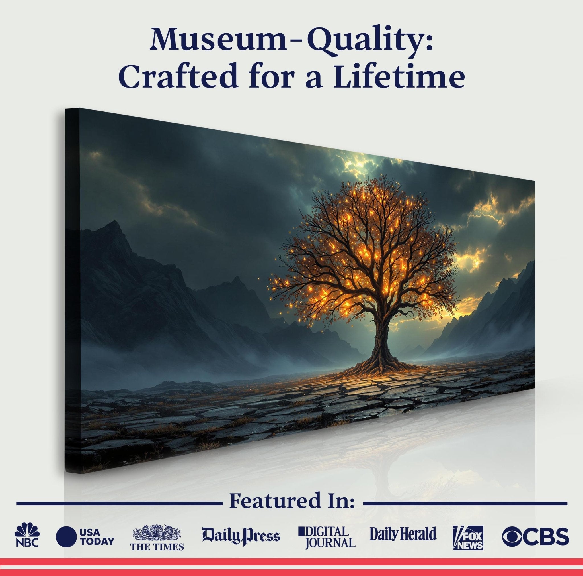 Burning Bush - Faith Wall Art XI - Two & Gathered