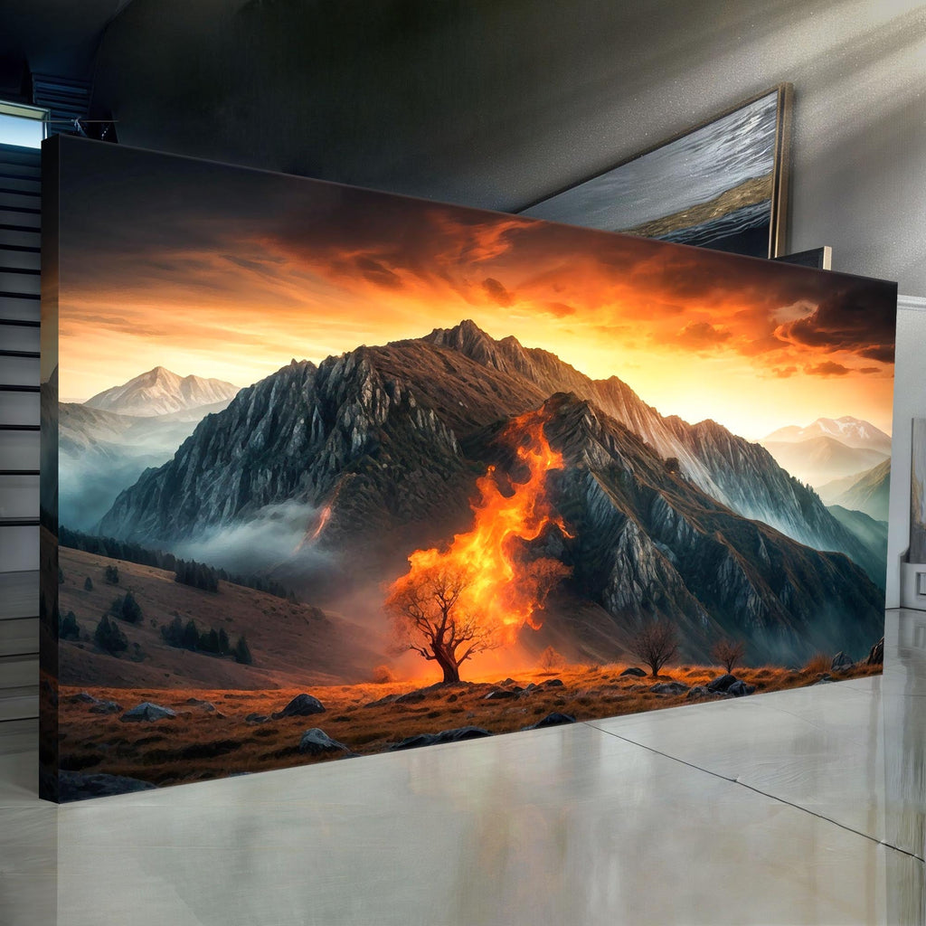 Burning Bush - Faith Wall Art XIII - Two & Gathered