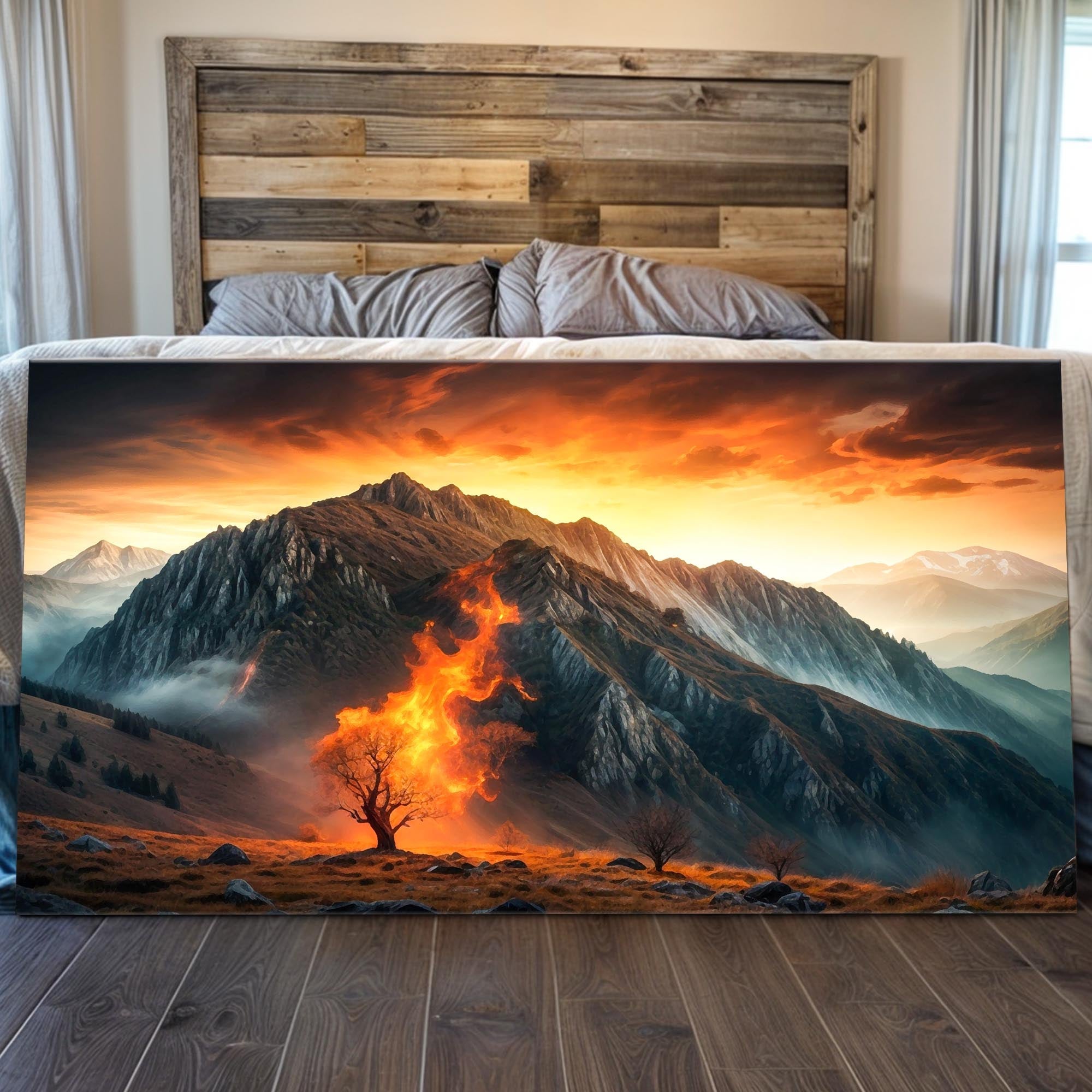 Burning Bush - Faith Wall Art XIII - Two & Gathered