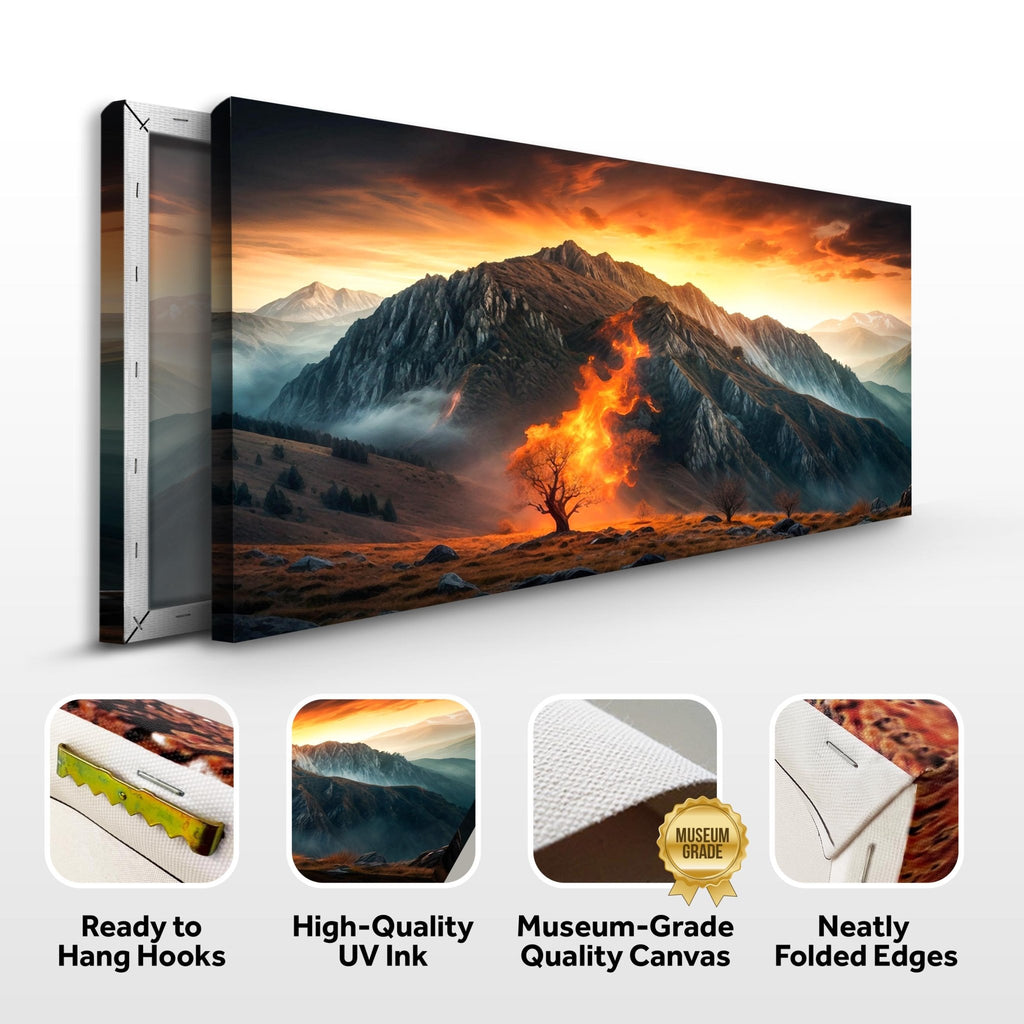 Burning Bush - Faith Wall Art XIII - Two & Gathered