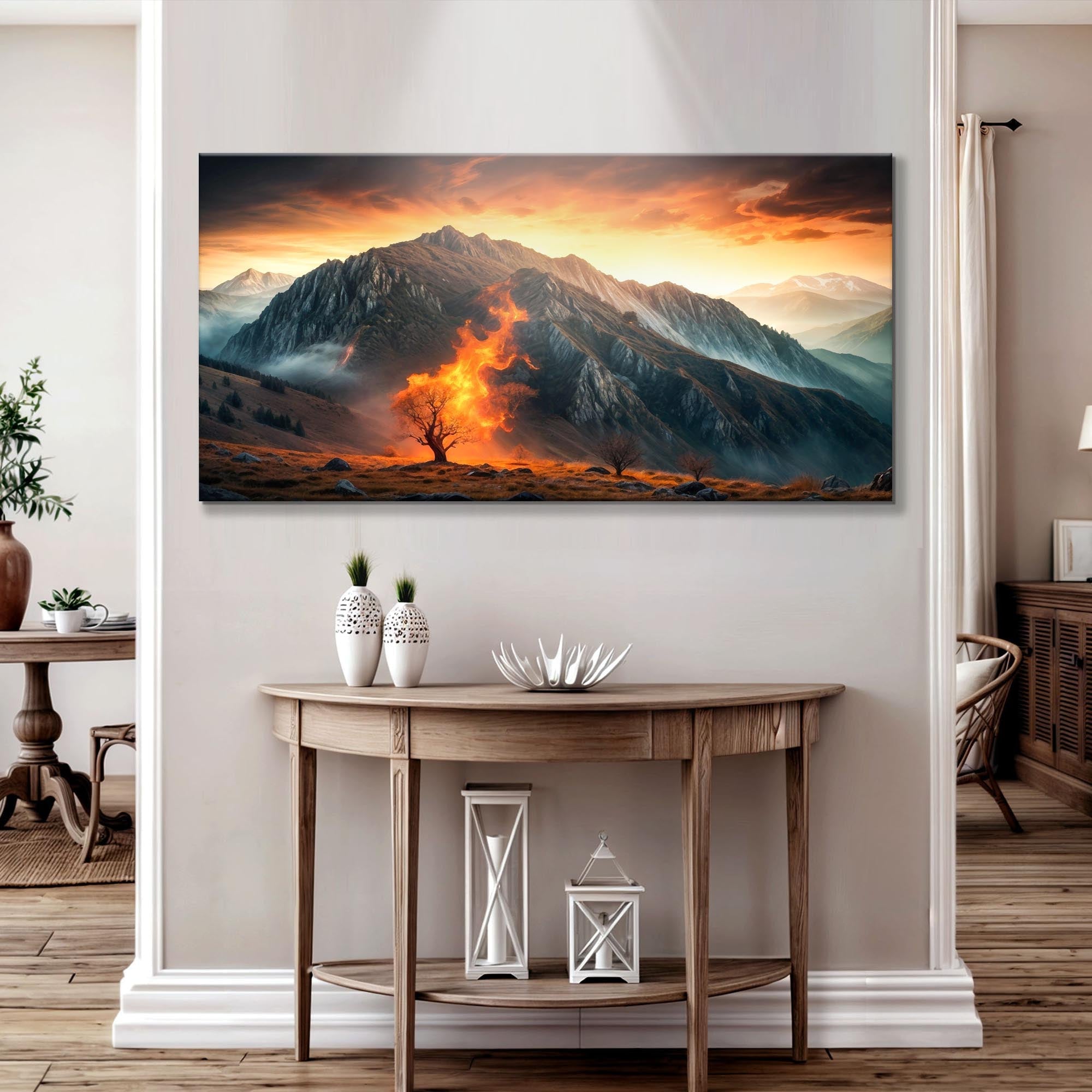 Burning Bush - Faith Wall Art XIII - Two & Gathered