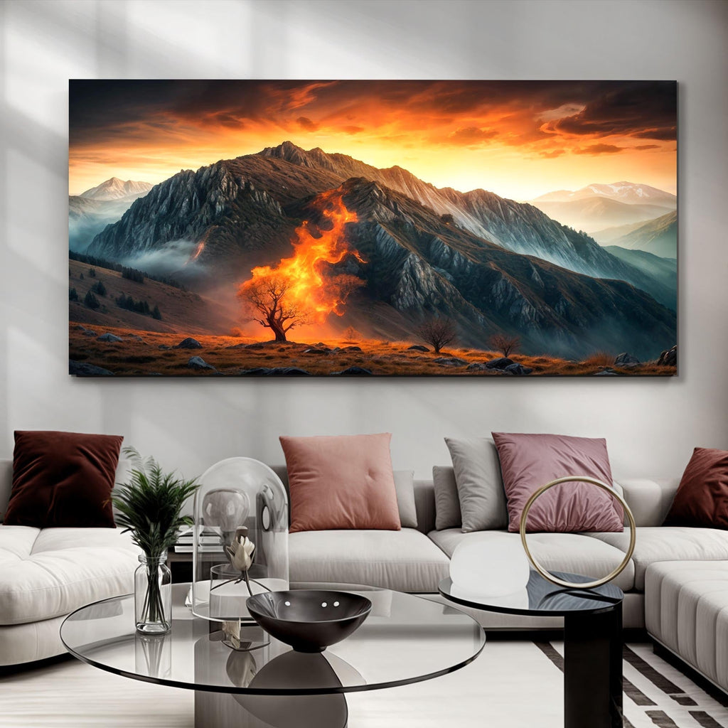 Burning Bush - Faith Wall Art XIII - Two & Gathered