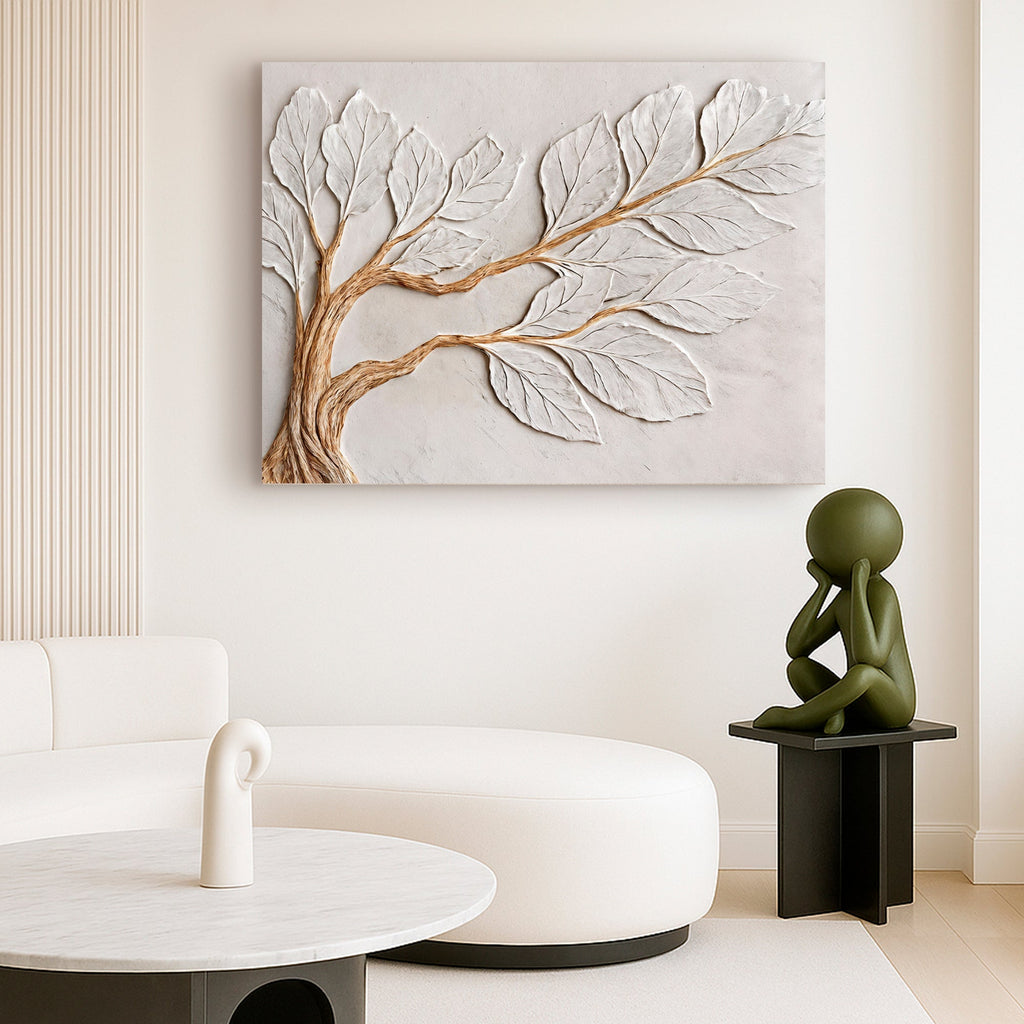 Calm In Ivory Clay Wall Art - Two & Gathered