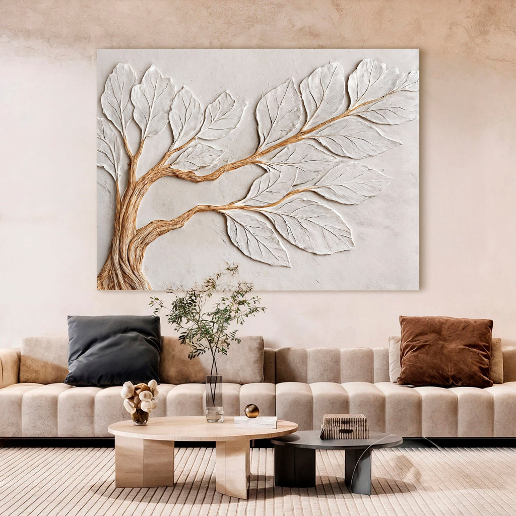 Calm In Ivory Clay Wall Art - Two & Gathered