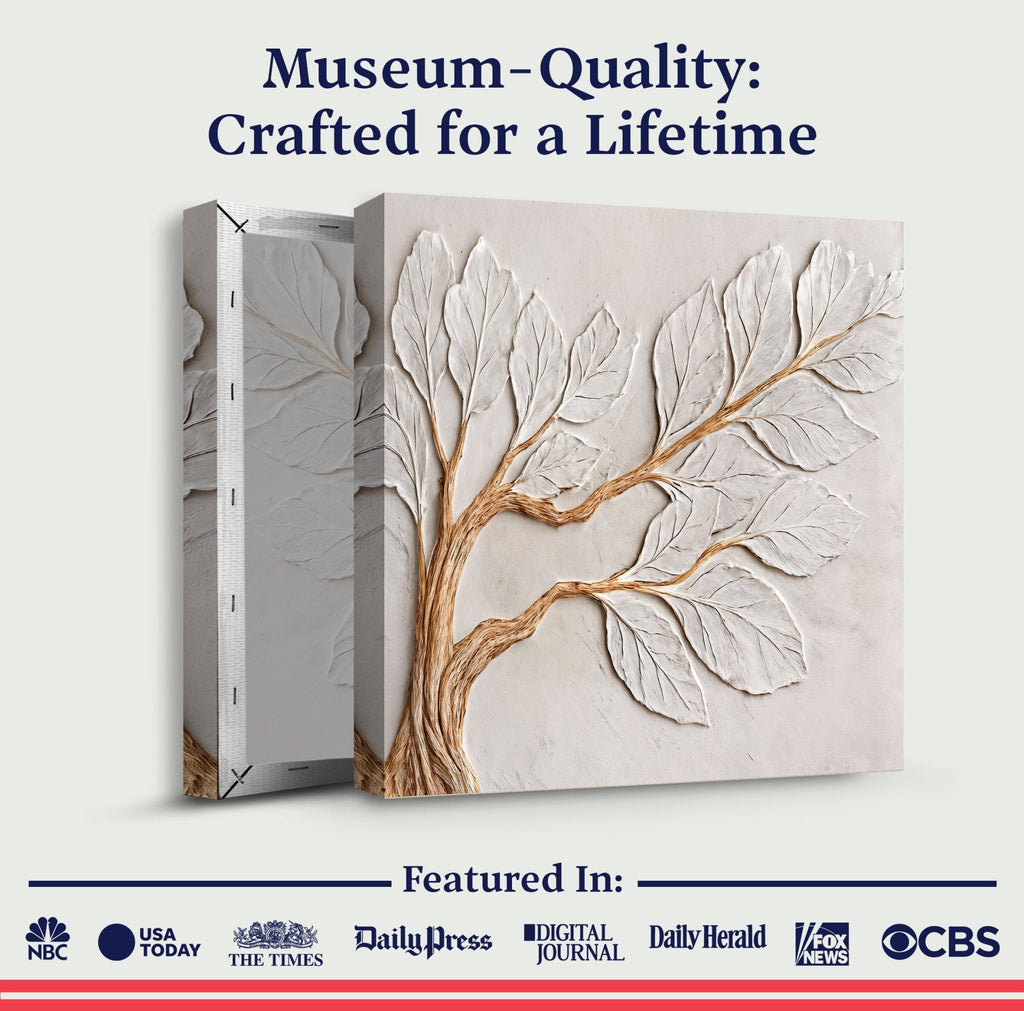 Calm In Ivory Clay Wall Art - Two & Gathered