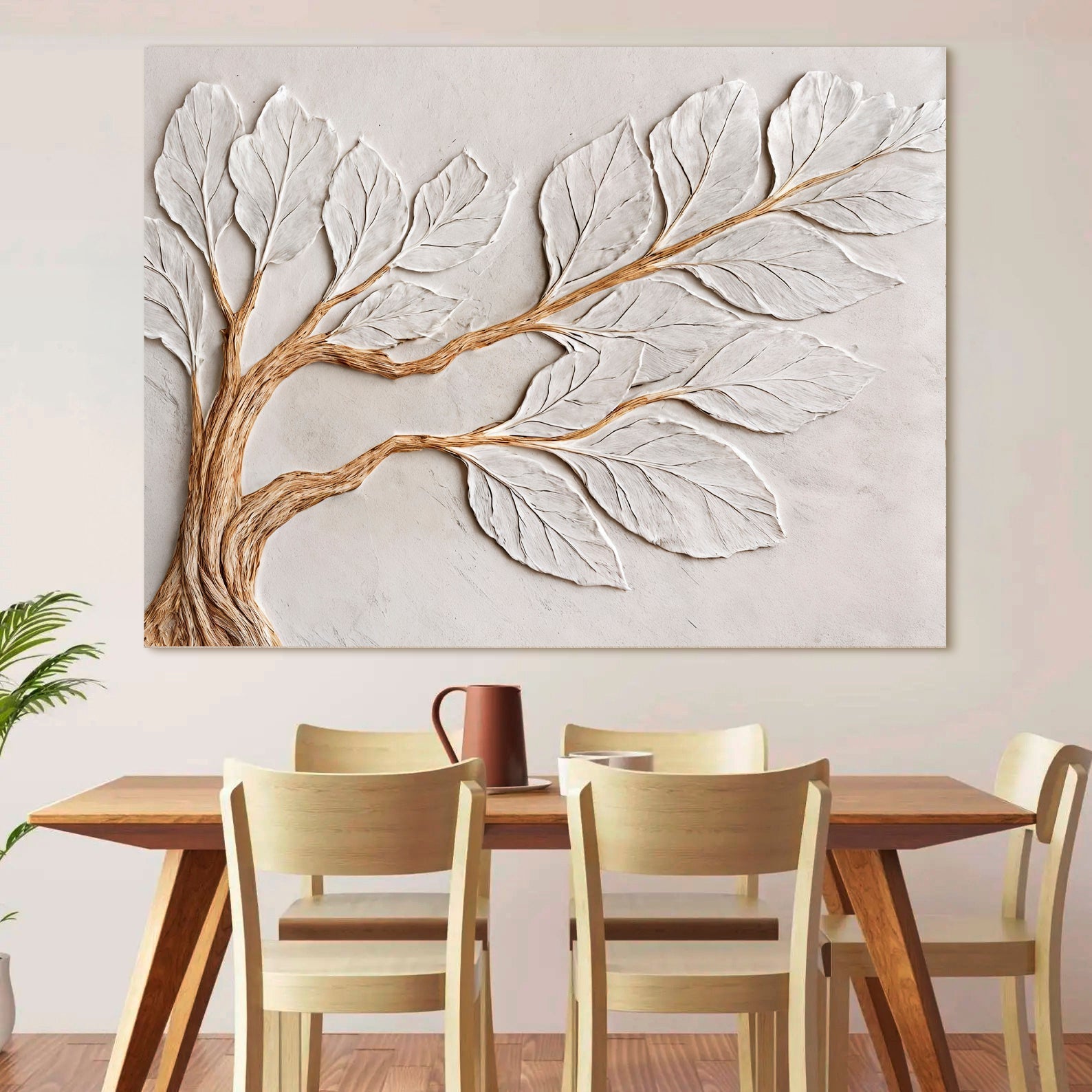 Calm In Ivory Clay Wall Art - Two & Gathered