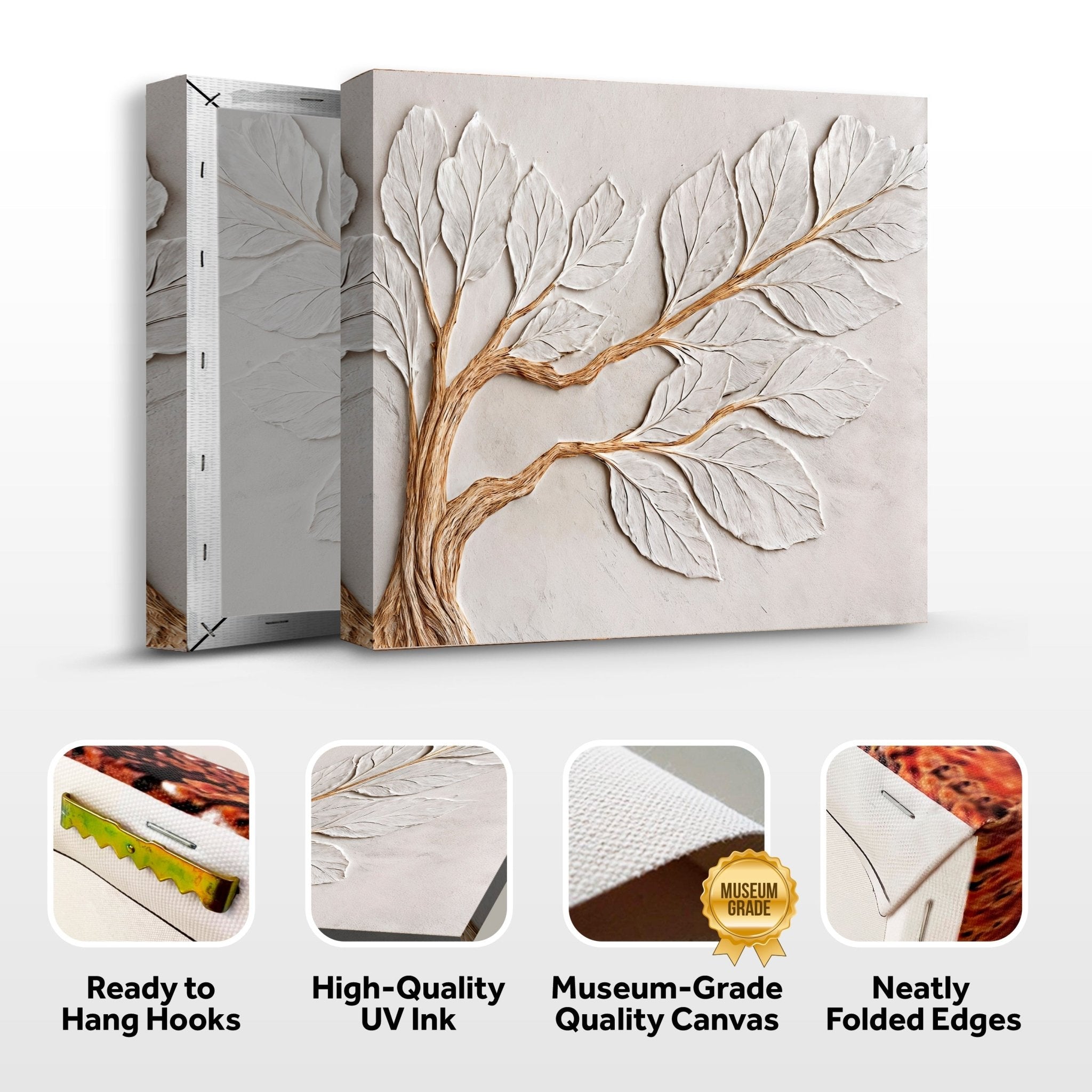 Calm In Ivory Clay Wall Art - Two & Gathered