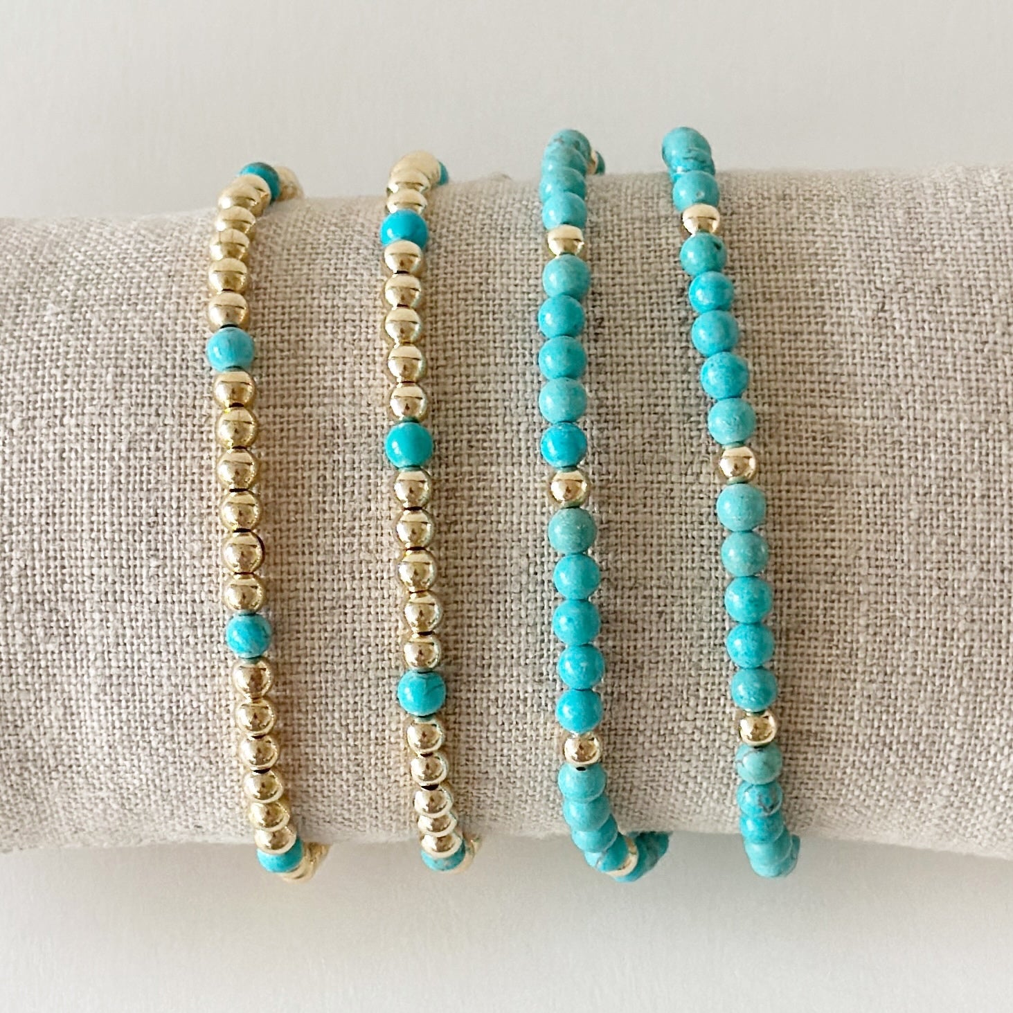 Chelsea Bracelets, Turquoise - Two & Gathered