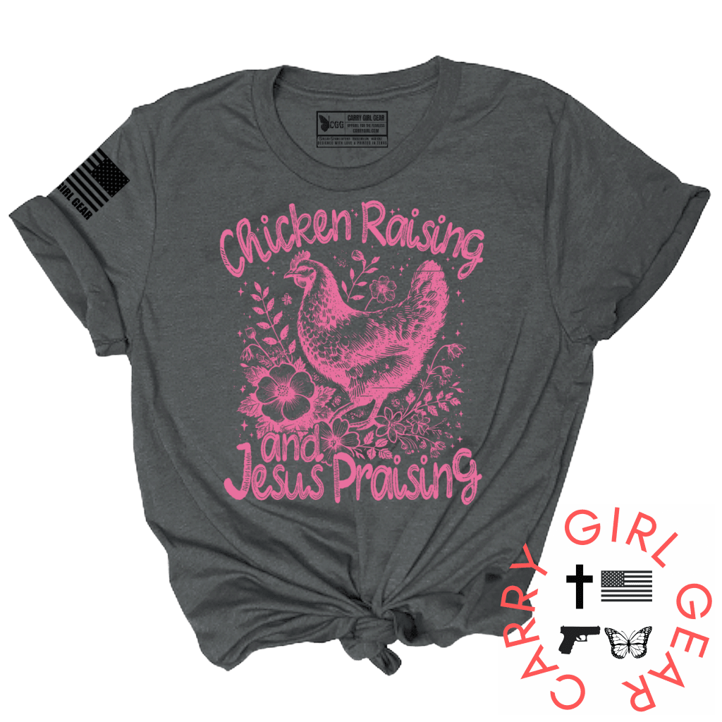 CHICKENS & JESUS TEE - Two & Gathered