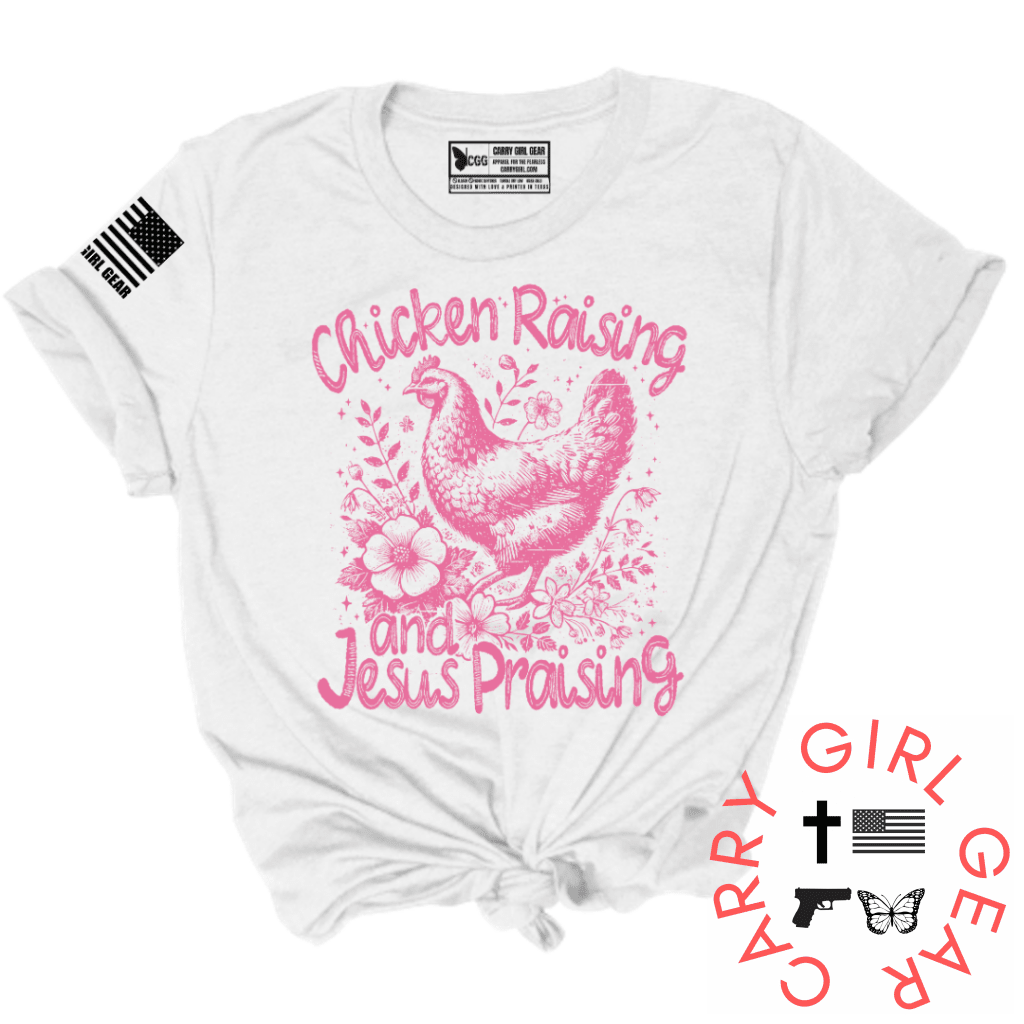 CHICKENS & JESUS TEE - Two & Gathered
