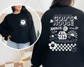 Christian Apparel - Gods House - Sweatshirt Style - Two & Gathered