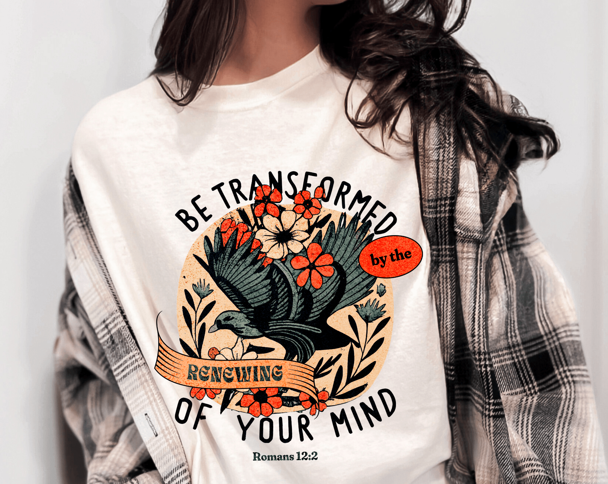Christian Graphic Tee - Be Transformed - Two & Gathered
