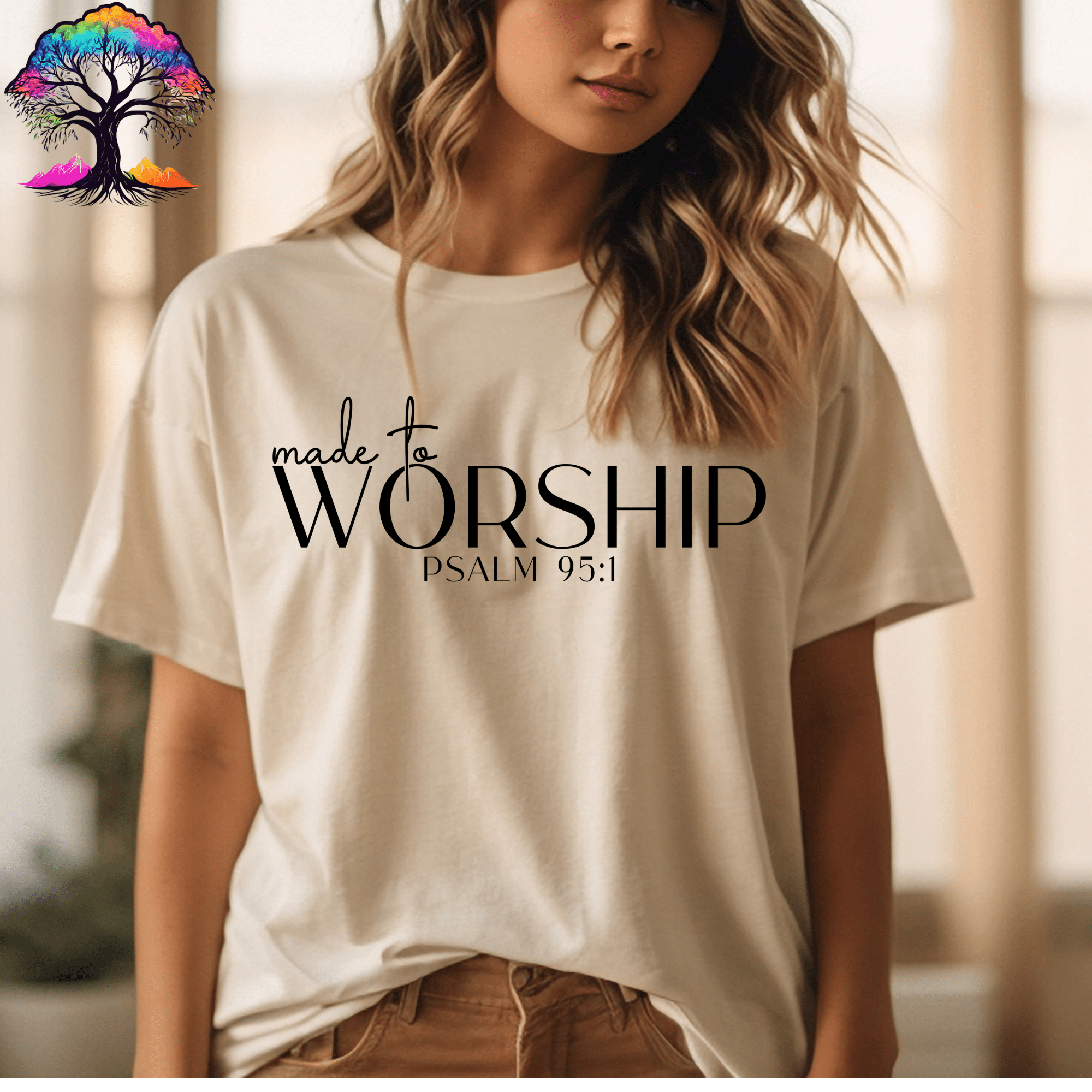 Christian - Made to Worship - Tshirt - Two & Gathered