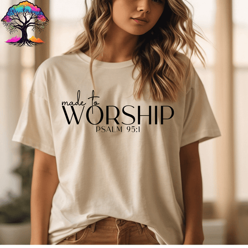 Christian - Made to Worship - Tshirt - Two & Gathered