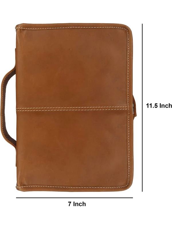 Classic Bible Leather Cover - Tan - Two & Gathered