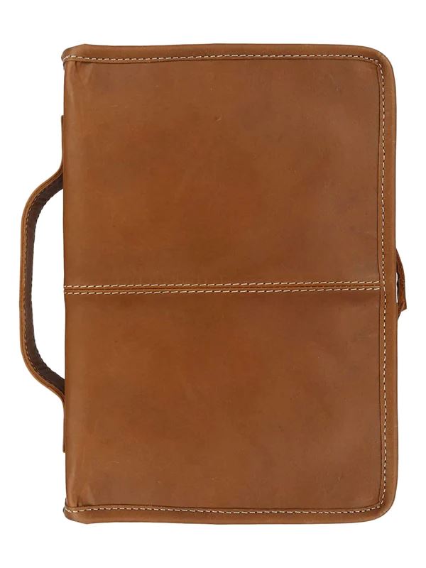 Classic Bible Leather Cover - Tan - Two & Gathered