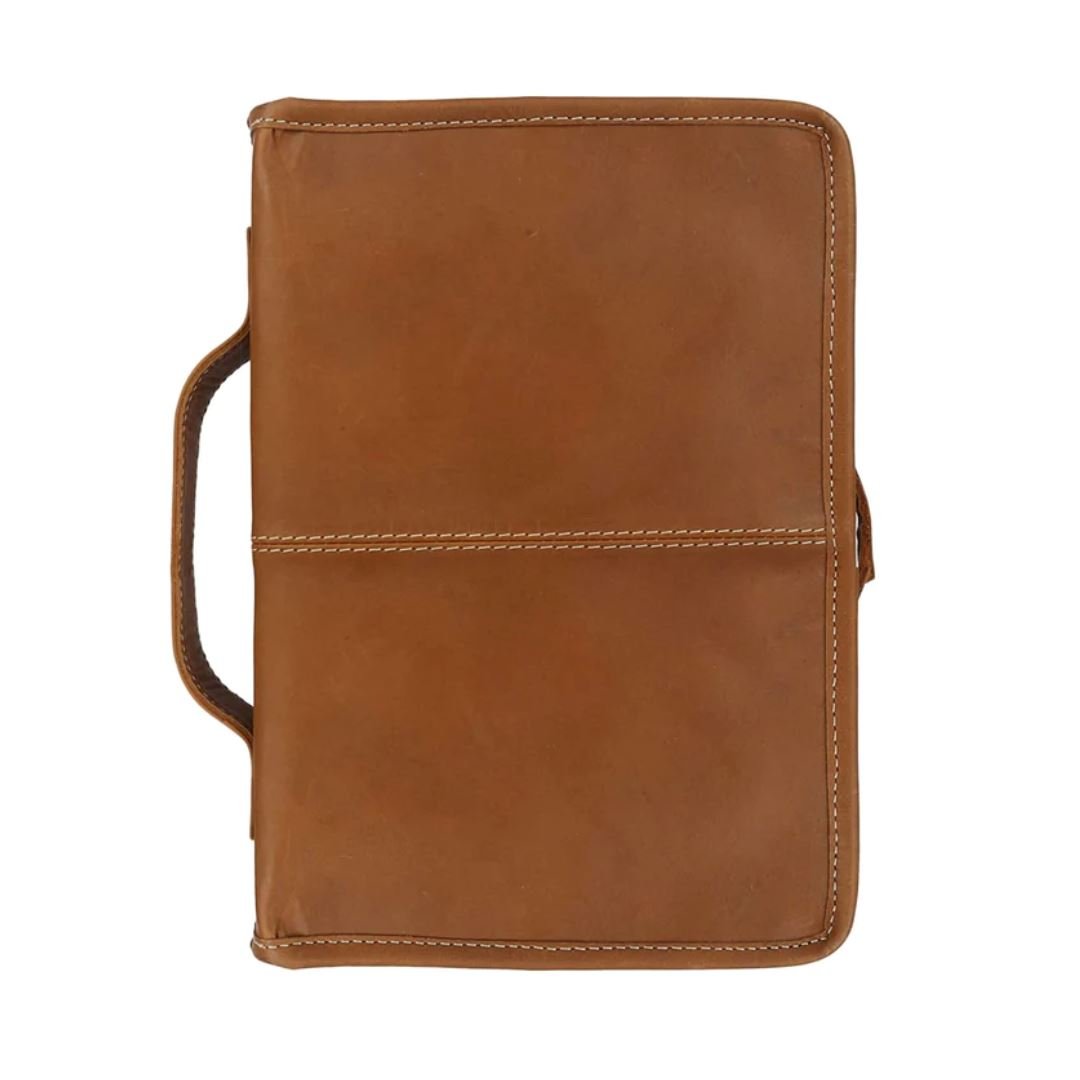 Classic Bible Leather Cover - Tan - Two & Gathered