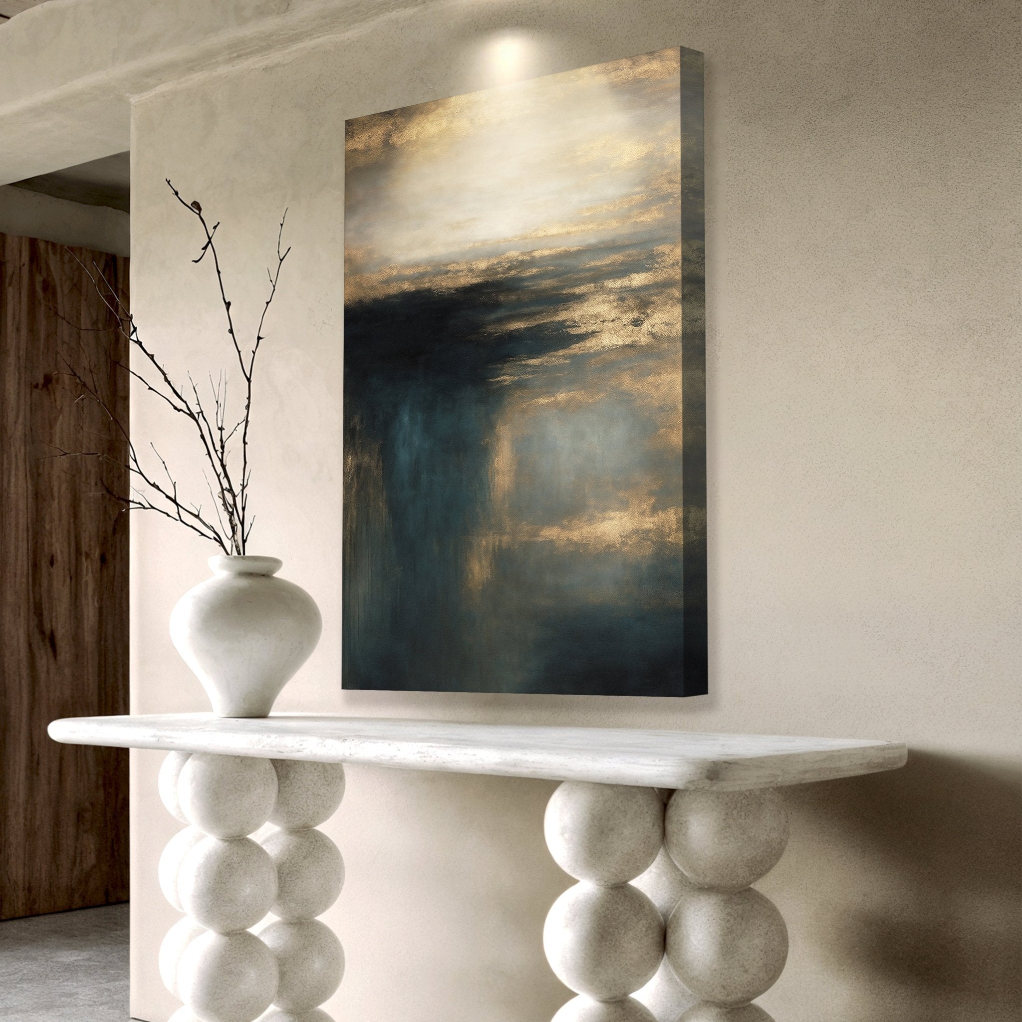 Cloudscape Glimmer Wall Art - Two & Gathered